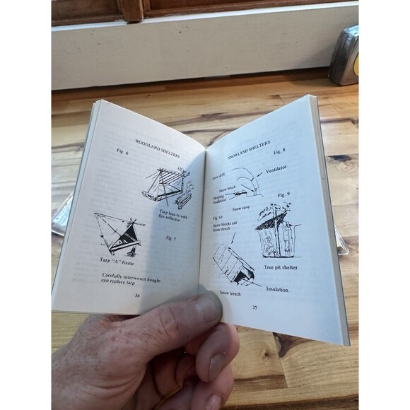 Vintage Pocket N Pak Library Food & Survival In The Wilderness Booklet Manual - Picture 4 of 6